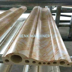 Linha de produção de pedra de mármore artificial da folha do plástico/PVC com controle do PLC