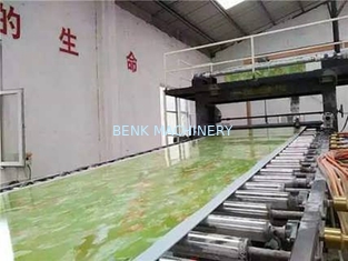 A máquina da produção da folha do mármore do PVC de 2440 x de 1220mm ambiental protege